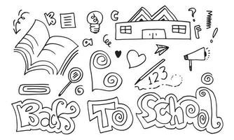 Vector illustration of back to school. Good for wrapping paper and website wallpapers.