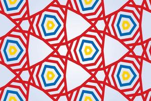 colourfull geometric shape pattern for background vector