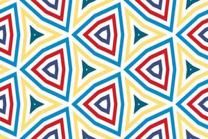 colourfull geometric shape pattern for background vector