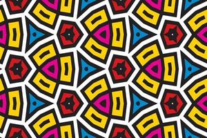 colourfull geometric shape pattern for background vector