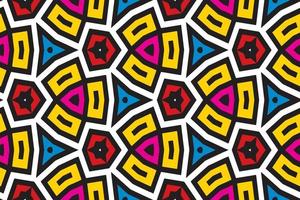 colourfull geometric shape pattern for background vector