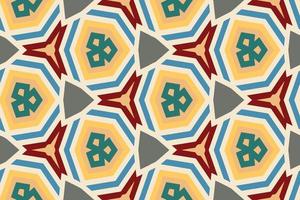 colourfull geometric shape pattern for background vector