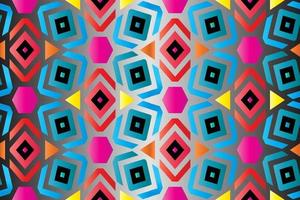 colourfull geometric shape pattern for background vector