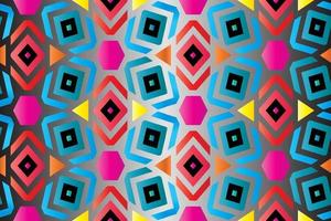 colourfull geometric shape pattern for background vector