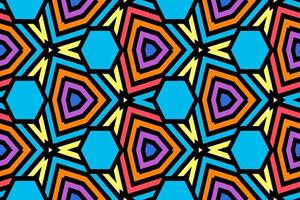abstract geometric pattern with colourfull colour vector