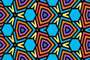 abstract geometric pattern with colourfull colour vector