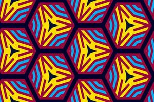 abstract colourfull geometric pattern vector