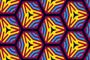 abstract colourfull geometric pattern vector