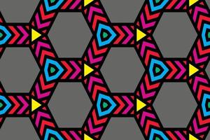 abstract colourfull geometric pattern vector