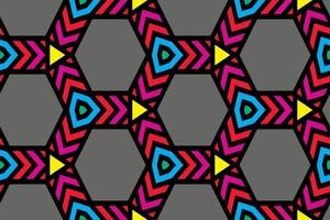 abstract colourfull geometric pattern vector