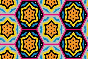 abstract colourfull geometric pattern vector