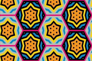 abstract colourfull geometric pattern vector