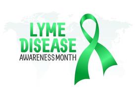 vector graphic of lyme disease awareness month good for lyme disease awareness month celebration. flat design. flyer design.flat illustration.