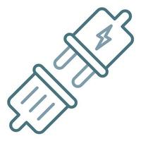 Disconnect Switch Line Two Color Icon vector