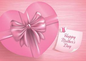 Mother Day vector background illustration template. Mother's Day background with realistic hearts vector. Happy Mother day vector sale banner, flyer, invitation, poster, background design