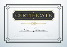 Certificate border frame template guide design. Chinese style vector