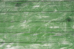 Vintage green wood background texture with knots and nail holes. Old painted wood wall. Brown abstract background. Vintage wooden dark horizontal boards. Front view with copy space photo