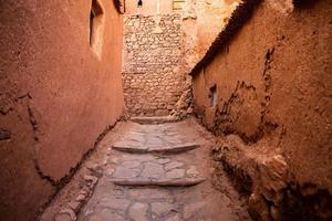 Kasbah Ait ben Haddou in Morocco. Fortres and traditional clay houses from the Sahara desert. photo