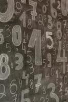 Background of numbers. from zero to nine. Numbers texture. Finance data concept. Mathematic. Seamless pattern with numbers. financial crisis concept. Business success. photo