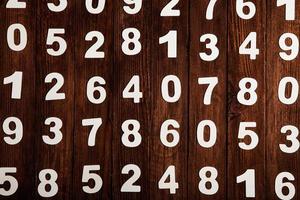 Background of numbers. from zero to nine. Numbers texture. Finance data concept. Mathematic. Seamless pattern with numbers. financial crisis concept. Business success. photo