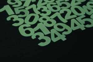 Background of numbers. from zero to nine. Numbers texture. Finance data concept. Matematic. Seamless pattern with numbers. financial crisis concept. Business success. photo