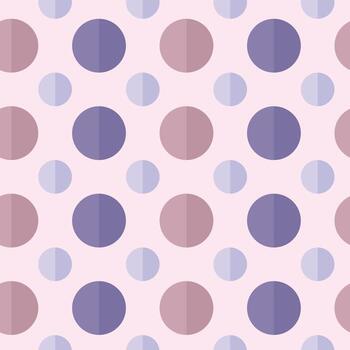 Seamless pattern with circles flat style, vector illustration. Round shapes. Geometric abstract ornament
