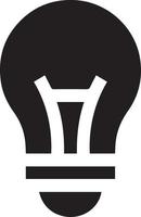 lamp icon. Lamp light bulb icon. vector