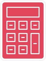 Calculator Icon Style vector