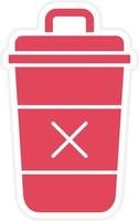 Delete Icon Style vector