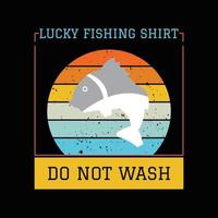 Fishing T Shirt Design vector