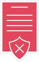 Rejected Icon Style vector