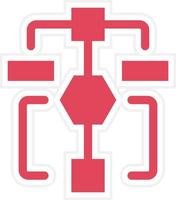 Flowchart Icon Style vector