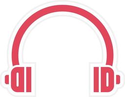 Headphones Icon Style vector