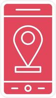 Gps Icon Style vector