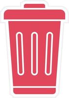 Trash Icon Style vector