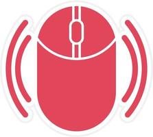 Wireless Mouse Icon Style vector