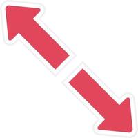 Resize Icon Style vector