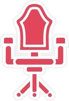 Office Chair Icon Style vector