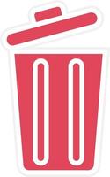 Trash Icon Style vector