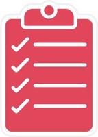 checklist Icon Style vector