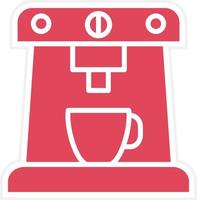 Coffee Machine Icon Style vector