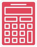 Calculator Icon Style vector