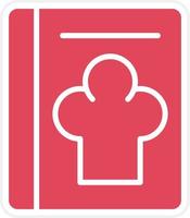 Cookbook Icon Style vector