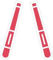 Chopsticks Icon Style vector