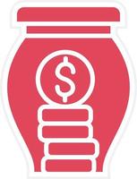 Savings Icon Style vector