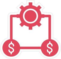 Money Management Icon Style vector
