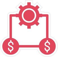 Money Management Icon Style vector