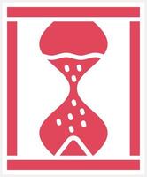 Sand Clock Icon Style vector