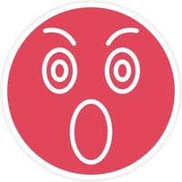 Surprised Icon Style vector