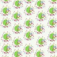 cute owl pattern perched. Vector texture in childish style great for fabric and textile, wallpapers, web page backgrounds, cards and banners design